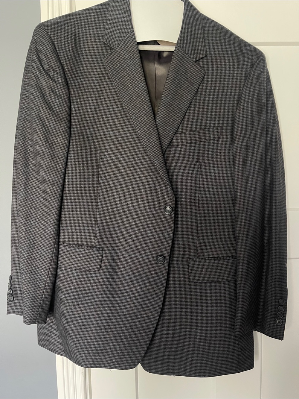 Jos. A. Bank Charcoal Micro-Check Sport Coat